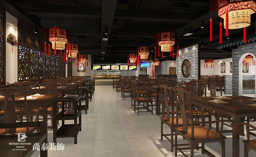 550平米中式风格火锅店装修设计 | 蜀天椒火锅
