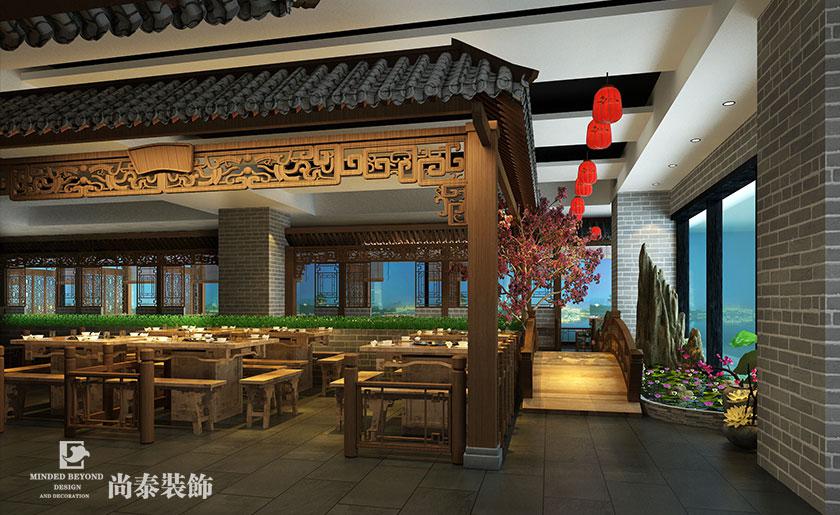 550㎡火锅店装修设计效果图 | 味蜀吾