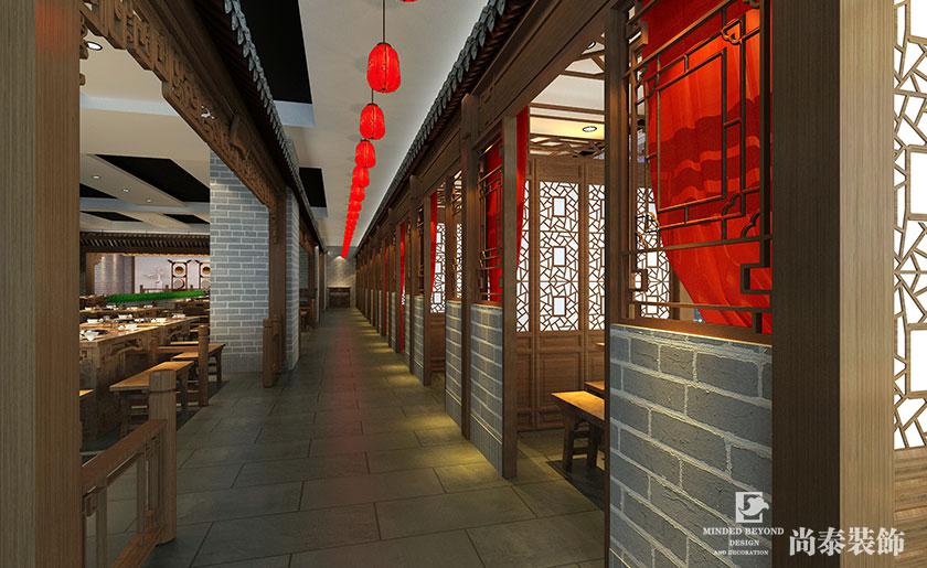 550㎡火锅店装修设计效果图 | 味蜀吾