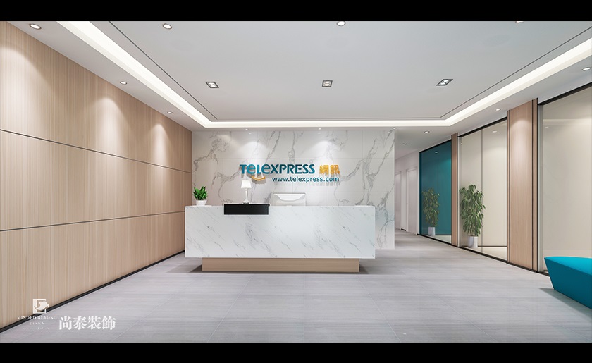 3000㎡呼叫中心办公室装修 | TELEXPRESS网讯