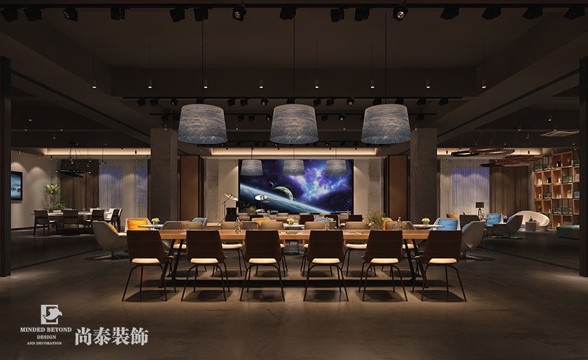 400平米食堂餐厅装修 | 金德鑫科技