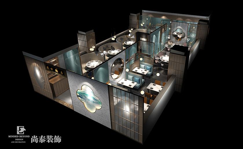 160平新中式餐厅装修设计 | 盛世厨房