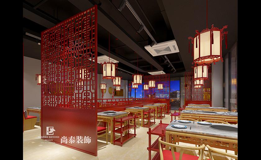 140平米新中式串串火锅店装修效果图 | 串串香