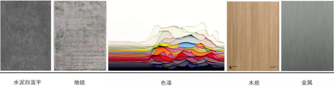 600平米服装公司装修材质运用