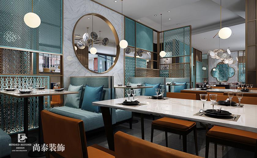 深圳新中式餐厅装修效果图