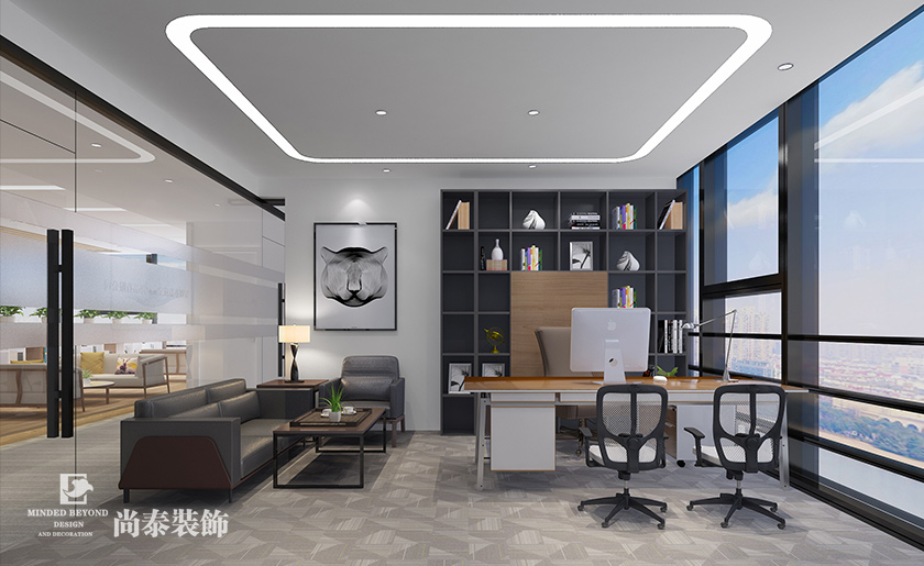 450平米家庭用品贸易公司办公室装修设计