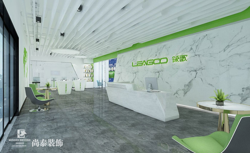 500平米现代简约科技公司办公室装修设计 | 领歌智谷