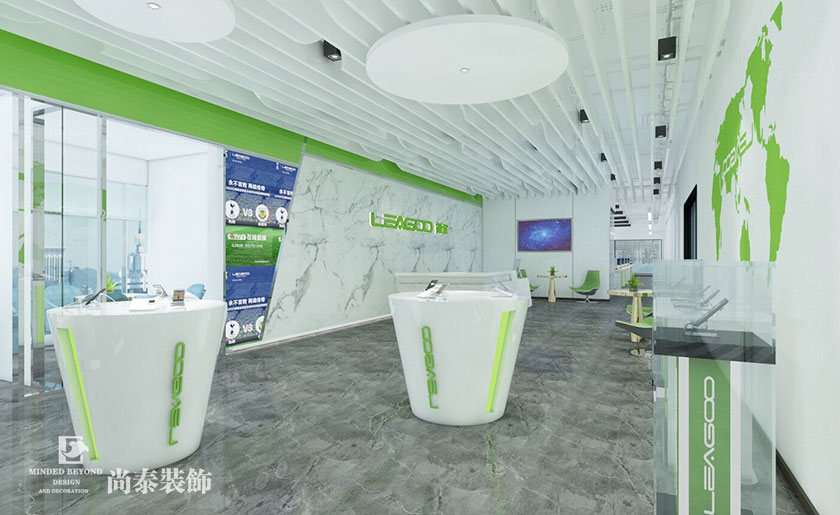 500平米现代简约科技公司办公室装修设计 | 领歌智谷