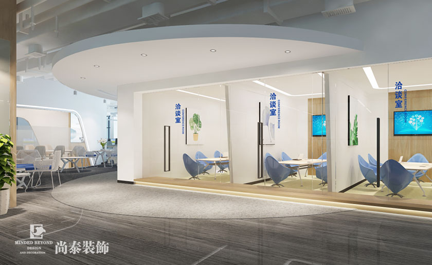 1450㎡人工智能公司办公室设计 | 云歌人工智能