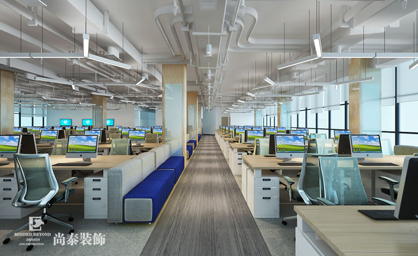 1450㎡人工智能公司办公室设计 | 云歌人工智能