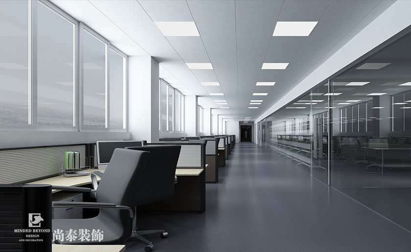 1800平设备公司厂房和办公室装修设计 | 迈特通信