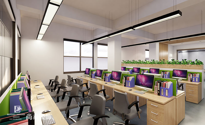 245平米多媒体公司办公室设计装修 | 超越自然
