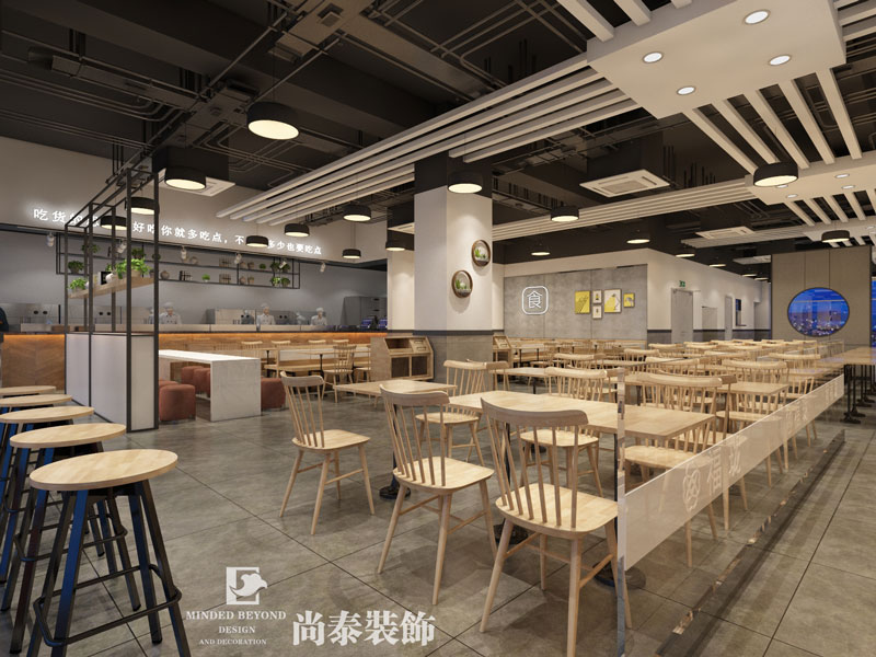 连锁品牌快餐店装修设计