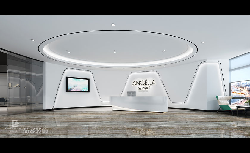 3600㎡新兴直播公司办公室装修设计 | 安杰拉科技