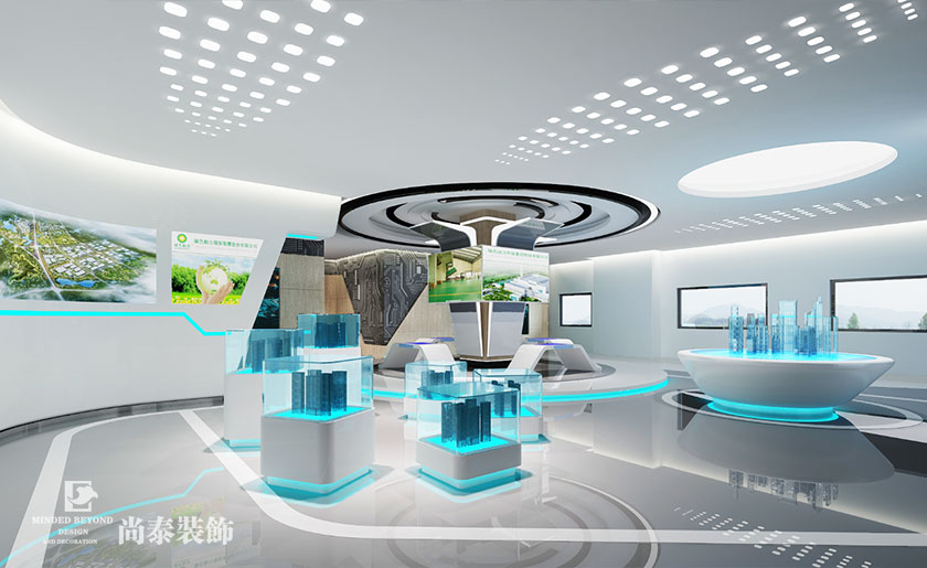 1600㎡环保产业公司办公室装修设计 | 绿色动力环保集团