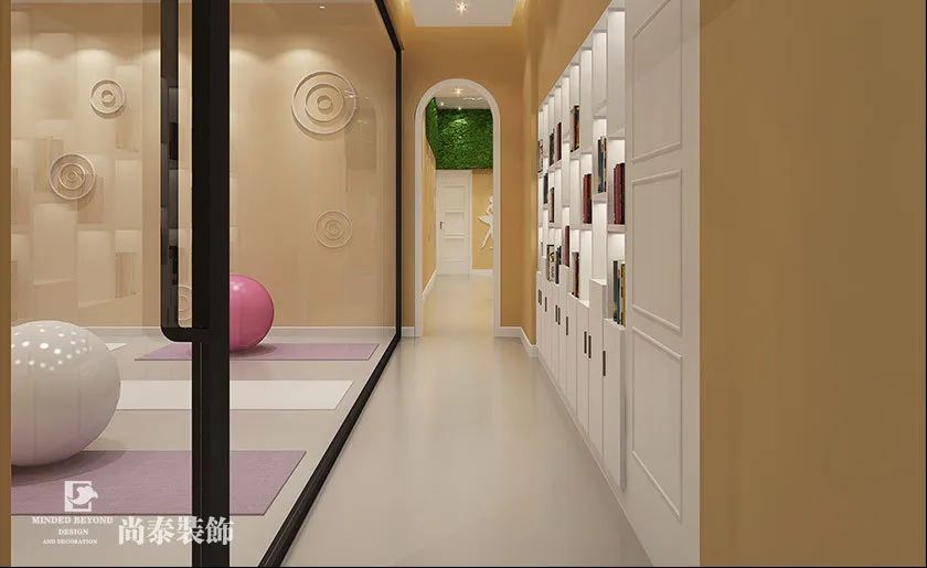 250㎡现代风格教育培训机构装修效果图