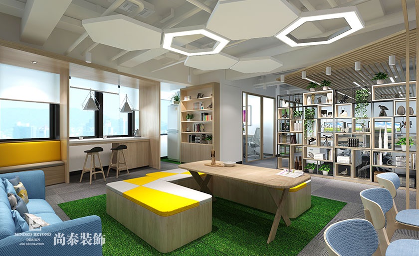 中小型企业办公室装修效果图