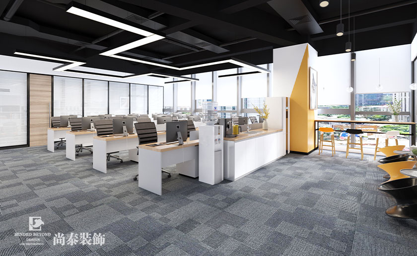 170平米深圳电商办公室装修设计 | 八极电子商务