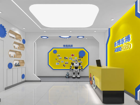 190平米机器人教育空间装修设计 | 乐博乐博
