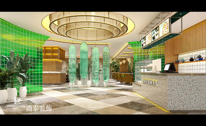 300平米深圳椰子鸡餐厅装修设计案例 | 润清园椰子鸡