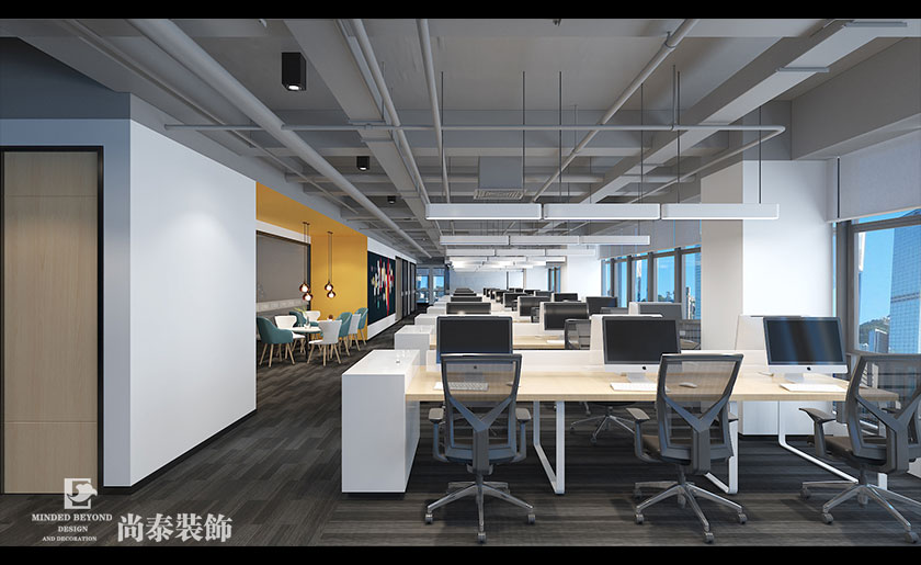 600平米上市洁能公司深圳办公室装修 | 无锡新洁能