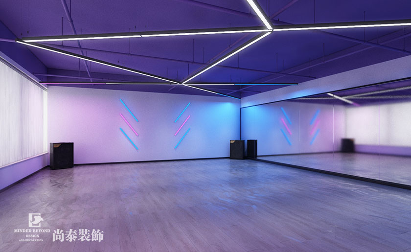 1000平米舞蹈教育培训学校装修效果图 | 齐舞空间