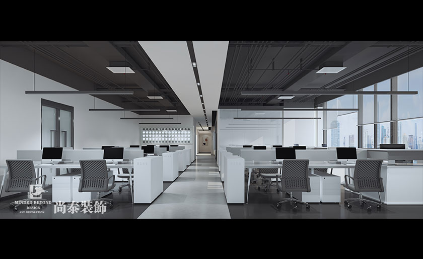 500平米IT公司办公室装修设计效果图 | 盟创科技