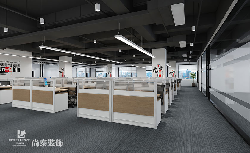 700平米深圳物流公司办公室设计案例 | 宏伟世通物流