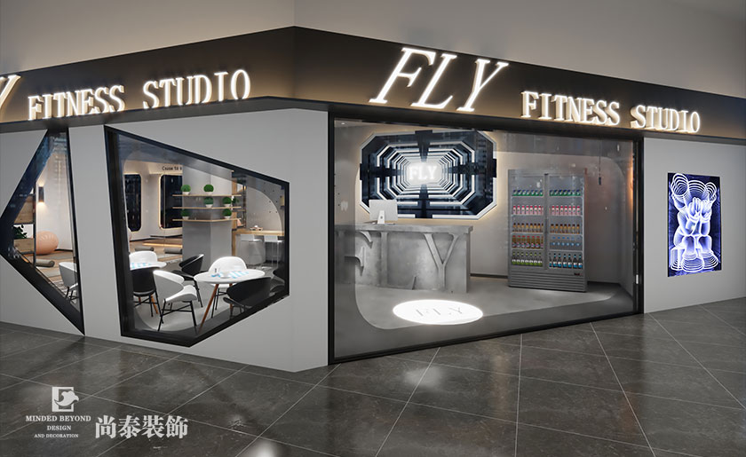 深圳250平米健身房装修设计案例 | FLY健身房