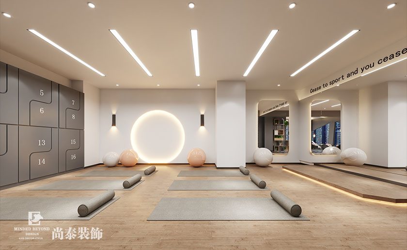 深圳250平米健身房装修设计案例 | FLY健身房