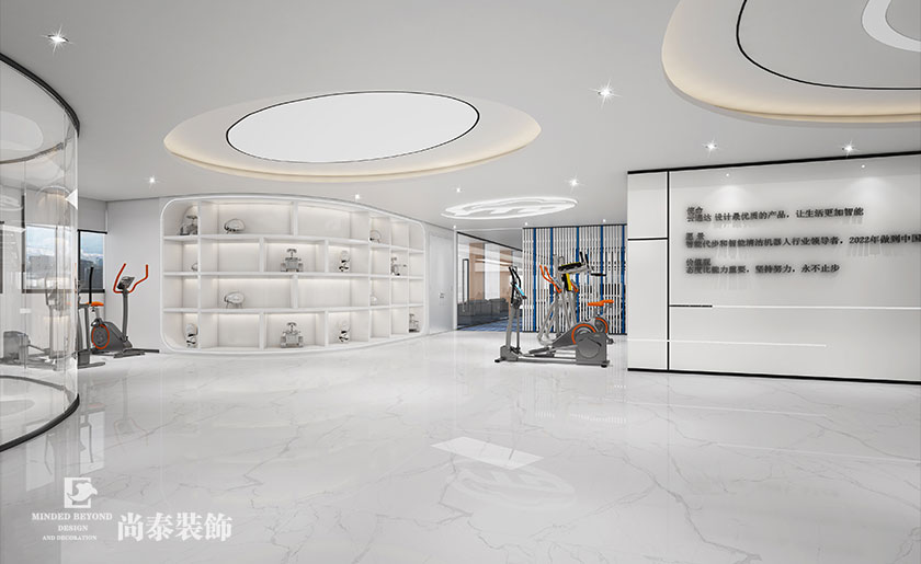 深圳办公室设计效果图-1000平米跨境电商公司 | 云通达信息