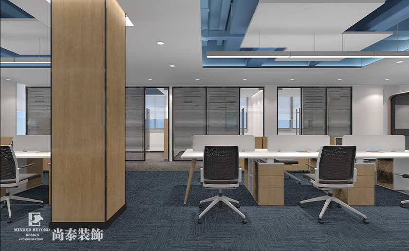 600平米知名证券公司办公室装修设计 | 金证科技