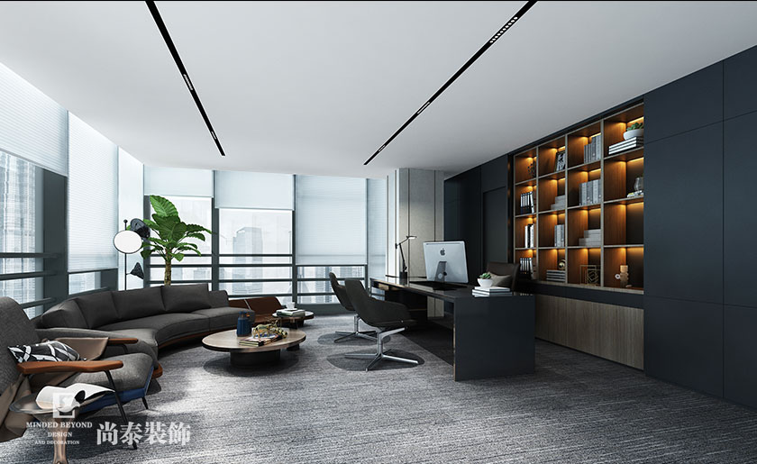 办公室装修公司：1800平米芯片设计公司深圳办公室设计