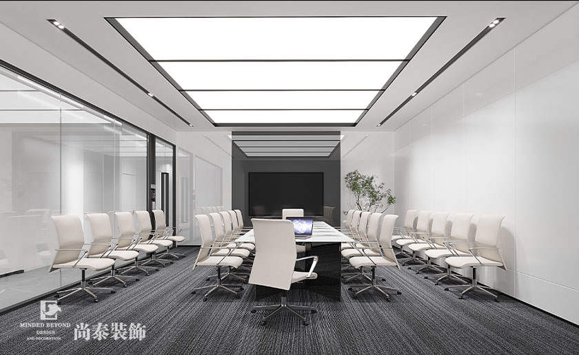 办公空间设计：深圳光明招商局智慧城500平米生物科技公司