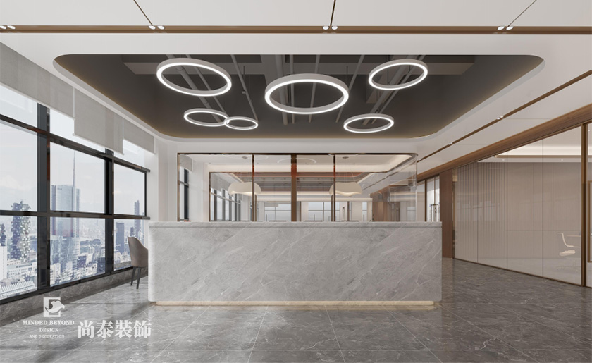 厂房办公室设计：1400平米激光设备公司东莞办公楼厂房办公室装修