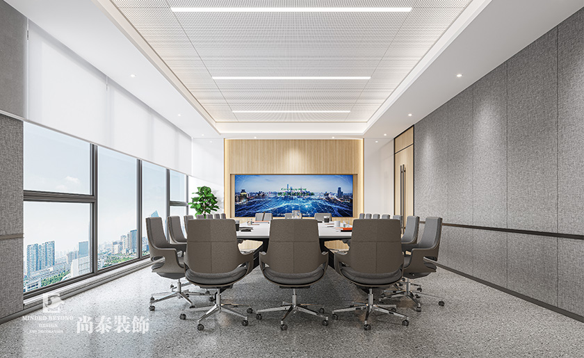 办公楼装修：东莞11000平米大型上市公司总部大厦办公室设计装修