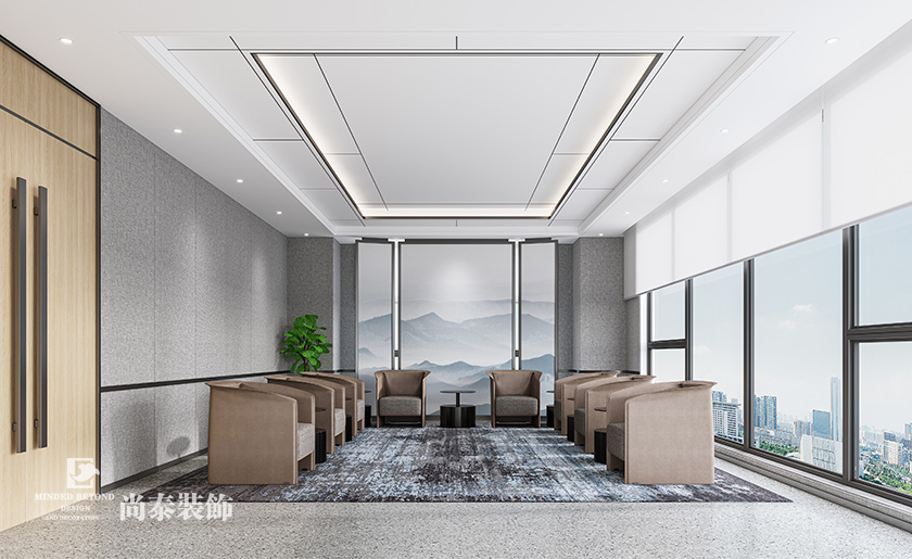 办公楼装修：东莞11000平米大型上市公司总部大厦办公室设计装修