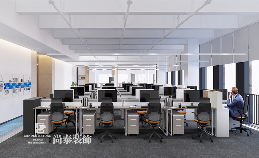 深圳龙岗区智能科技型写字楼办公室装修设计案例