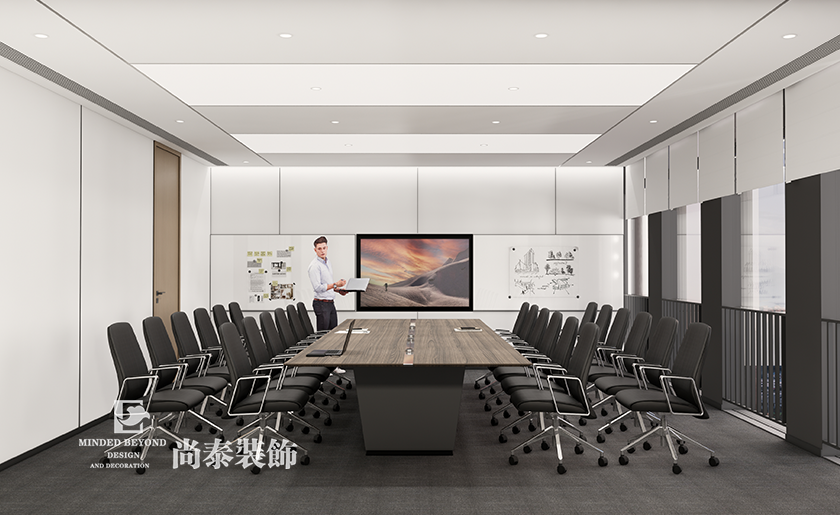 深圳龙岗区智能科技型写字楼办公室装修设计案例