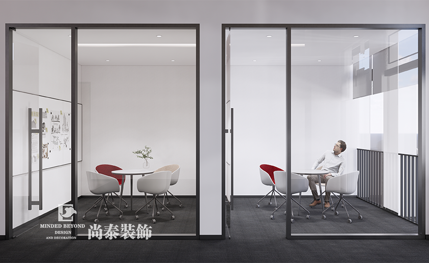 深圳龙岗区智能科技型写字楼办公室装修设计案例