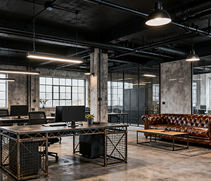 工业风办公室装修技巧