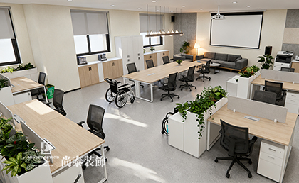 中小型企业办公区域装修设计