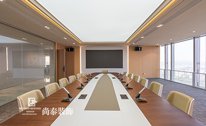 20人轻奢会议室装修攻略