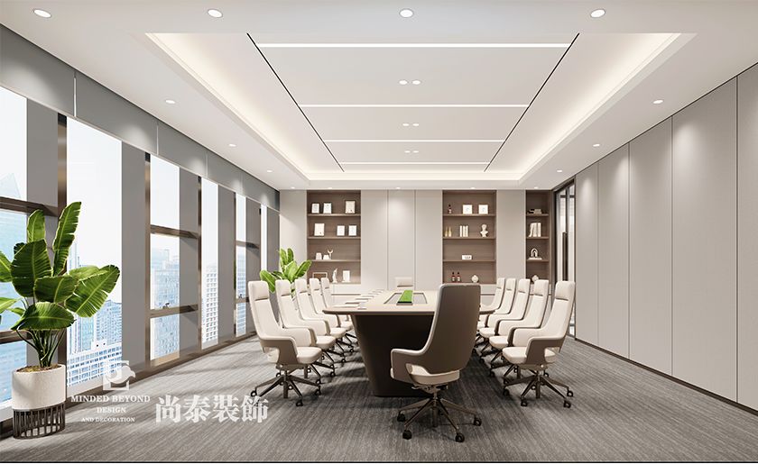 深圳南山区科技公司办公室装修设计效果图案例