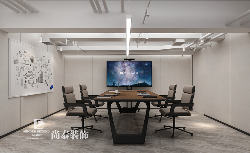 深圳南山区电气公司办公室装修设计效果