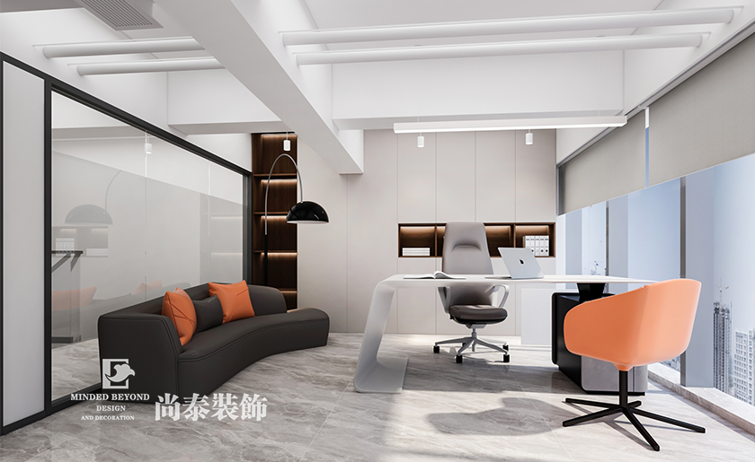 深圳南山区电气公司办公室装修设计效果