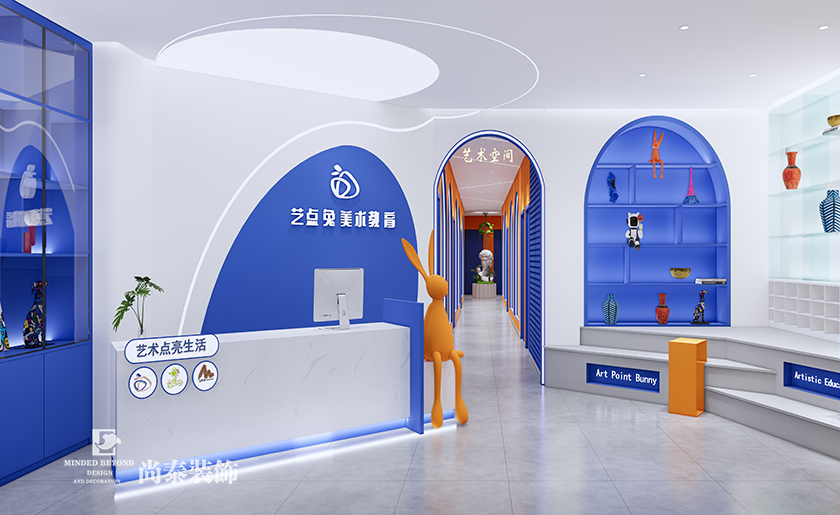 深圳宝安区教育培训公司办公室装修设计效果