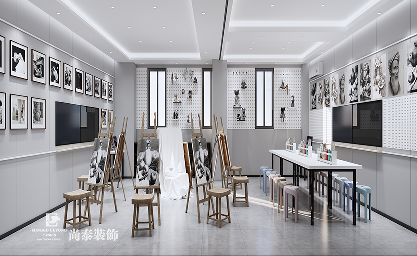 深圳宝安区教育培训公司办公室装修设计效果