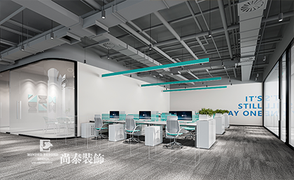 200平米极简风办公室装修隔断材料选择指南