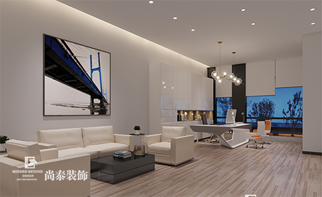 轻奢风办公室装修：低调奢华彰显老板专属格调